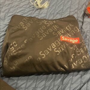 Savage Black Hoodie